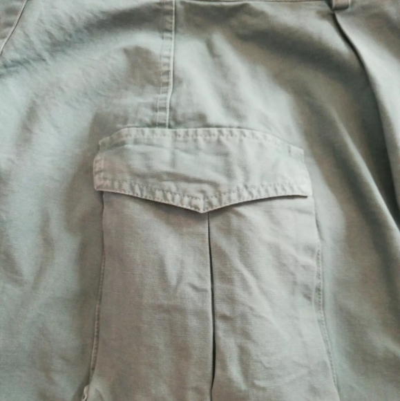 Christina Lei Belted Cargo Skirt. Teal - Picture 3 of 4